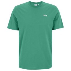 Koszulka męska Fila Laas Regular Tee. Zielone koszulki sportowe męskie Fila, m, bez wzorów, bez kołnierzyka, bez ramiączek. Za 112.94 zł.