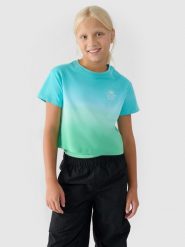 4F T-shirt cropped z nadrukiem dziewczęcy - multikolor 164 (13-14 lat). T-shirty i topy dla dziewczynek 4f, bez wzorów, z bawełny, bez ramiączek. W wyprzedaży za 19.99 zł.