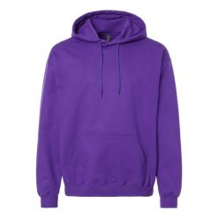 Bluza Z Kapturem Dla Dorosłych Unisex Softstyle Midweight. Fioletowe bluzy męskie Gildan, m, bez wzorów, z kapturem. Za 147.99 zł.