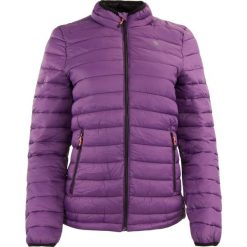 Damska kurtka przejściowa Athl. Riese - Styl i komfort na jesień. Fioletowe bluzy sportowe damskie ZUMBA WEAR, bez wzorów, bez kaptura, na jogę i pilates. Za 198.99 zł.