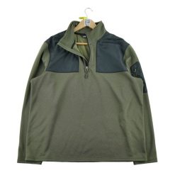 Second life - Bluza męska The North Face khaki - Stan dobry. Zielone bluzy męskie The North Face, l, bez wzorów, z materiału, bez kaptura, na fitness i siłownię. Za 106.46 zł.