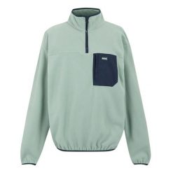 Polarowy Top Męski Suwak Do Połowy Frankie. Białe bluzy męskie Regatta, na zimę, m, bez wzorów, z polaru, bez kaptura. Za 67.99 zł.
