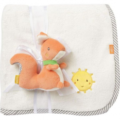 Kocyk Wiewiórka 100x75 cm. Szare kocyki dla dzieci Baby Fehn. Za 81.68 zł.