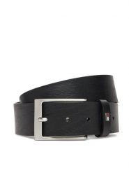Tommy Hilfiger Pasek Męski Layton 4.0 AM0AM13569 Czarny. Czarne paski damskie Tommy Hilfiger, bez wzorów, ze skóry. Za 219.99 zł.
