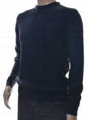 Sweter sweterek męski z kaszmirem XXL granatowy 540. Niebieskie bluzy męskie Leccos, m, bez wzorów, z kaszmiru, bez kaptura. Za 89.99 zł.