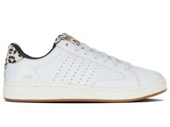 Buty sportowe K-Swiss LOZAN KLUB LTH (97263-952-M). Białe obuwie sportowe damskie K-SWISS, bez wzorów, na fitness i siłownię. Za 189.00 zł.