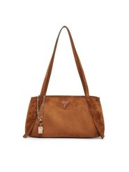 Guess Torebka Devon HWSG97 45090 Brązowy. Brązowe torebki do ręki damskie Guess, z aplikacjami, z materiału, bez dodatków. Za 584.99 zł.