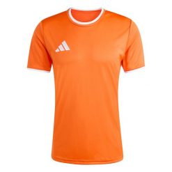 Koszulka męska adidas Entrada Jersey. Białe koszulki sportowe męskie Adidas, m, bez wzorów, z jersey, bez kołnierzyka, bez ramiączek, do piłki nożnej, climacool (adidas). Za 60.99 zł.