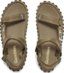Gumbies Gumbies męskie sandały TRACKER SANDALS UNISEX KHAKI 47. Brązowe sandały męskie Gumbies, bez zapięcia. Za 189.30 zł.
