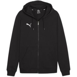 Męska Bluza Z Kapturem Team Goal Casual Full Zip. Czarne bluzy męskie Puma, m, bez wzorów, z kapturem. Za 276.99 zł.