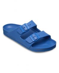 Sandały dla Mężczyzn EMBARK Niebieski. Zielone sandały męskie Quiksilver, z materiału, bez zapięcia. Za 149.99 zł.