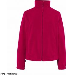 JHK FLRL300 - Bluza polarowa damska, taliowana, z suwakiem i dwoma zapinanymi kieszeniami - malinowy M. Różowe bluzy damskie JHK, m, bez wzorów, z polaru, bez kaptura. Za 58.74 zł.