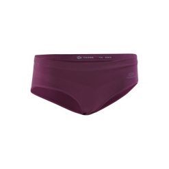 Figi oddychające do biegania damskie. Fioletowe figi damskie KALENJI, z elastanu. W wyprzedaży za 14.99 zł.
