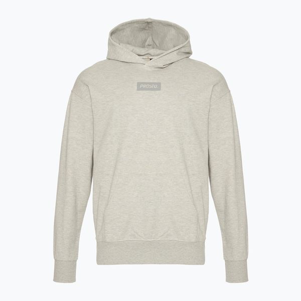 Bluza męska PROSTO Box Hoodie. Szare bluzy męskie Prosto., m, bez wzorów, z bawełny, bez kaptura. Za 239.99 zł.