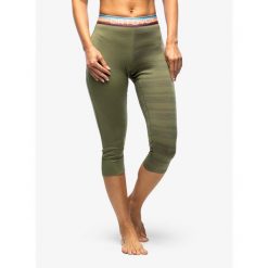 Legginsy termiczne damskie Ortovox 185 Rock N Wool Short Pants. Zielone bielizna termoaktywna damska ORTOVOX, l, bez wzorów, narciarskie. Za 387.99 zł.