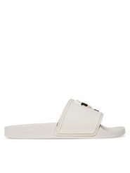 KARL LAGERFELD Klapki Kondo 2.0 KL80905A Biały. Białe klapki damskie KARL LAGERFELD, bez wzorów, z tworzywa sztucznego, bez obcasa. Za 259.99 zł.