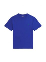 Polo Ralph Lauren T-Shirt 323832904503 Niebieski Regular Fit. Niebieskie t-shirty dla chłopców Polo Ralph Lauren, bez wzorów, z bawełny, bez ramiączek. Za 219.99 zł.
