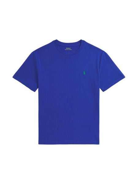 Polo Ralph Lauren T-Shirt 323832904503 Niebieski Regular Fit. Niebieskie t-shirty dla chłopców Polo Ralph Lauren, bez wzorów, z bawełny, bez ramiączek. Za 219.99 zł.