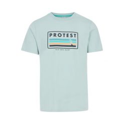 Koszulka Protest Barn. Zielone koszulki sportowe męskie Protest, bez wzorów, bez kołnierzyka, bez ramiączek, trekkingowe. Za 173.00 zł.