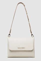 VALENTINO Duża biała torebka Alexia. Białe listonoszki damskie Valentino by Mario Valentino, bez wzorów, duże, bez dodatków. W wyprzedaży za 619.99 zł.