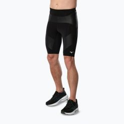 Spodenki do biegania męskie Mizuno Sonic Half. Czarne krótkie spodenki sportowe męskie Mizuno, m, bez wzorów, do biegania. Za 549.99 zł.