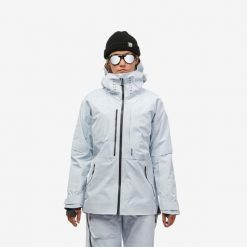 Second Life - Kurtka narciarska damska Wedze FR900 - Stan Dobry. Niebieskie kurtki snowboardowe damskie WED'ZE, xs, bez wzorów, z materiału, długie, z kapturem, narciarskie. Za 349.00 zł.