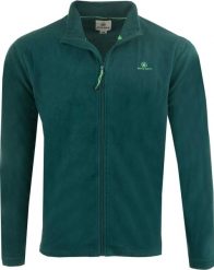 Bluza męska Athl. Dpt Jurassic, mikropolar, zamek, zielona. Zielone bluzy męskie Givova, na lato, m, bez wzorów, z materiału, bez kaptura. Za 120.99 zł.