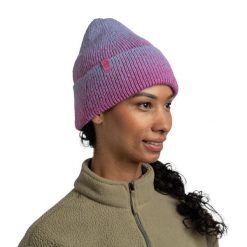 Czapka BUFF KNITTED BEANIE MARIN ORCHID. Czerwone czapki i kapelusze damskie Buff, bez wzorów, z dzianiny, eleganckie. Za 169.90 zł.