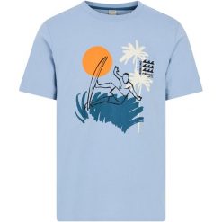 T-Shirt męski PROTEST PRTRodas. Niebieskie t-shirty męskie Protest, m, bez wzorów, bez kołnierzyka. Za 173.00 zł.