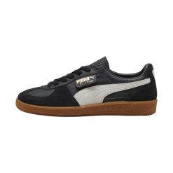 Tenisówki Puma Model Palermo Lth Kolor Czarny. Czarne trampki męskie Puma, bez wzorów, z materiału, bez zapięcia. W wyprzedaży za 269.00 zł.