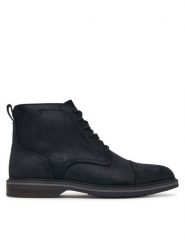 Clarks Trzewiki Aldwin 2 Cap 26320118 Czarny. Czarne botki męskie Clarks, bez wzorów, ze skóry, bez zapięcia. Za 569.99 zł.
