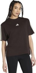 Evoke Koszulka damska adidas Essentials 3-Stripes Boyfriend ciemnobrązowa KX0794 2XL. Brązowe t-shirty damskie Evoke, xl, bez wzorów, bez kołnierzyka. Za 128.51 zł.
