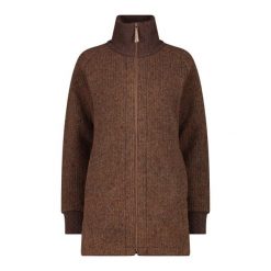Płaszcz damski CMP. Brązowe bluzy sportowe damskie CMP, m, bez wzorów, bez kaptura, trekkingowe. Za 596.00 zł.