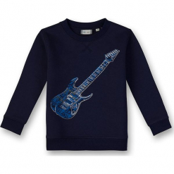 Bluza w kolorze granatowym. Bluzy dla chłopców marki bonprix. W wyprzedaży za 72.95 zł.
