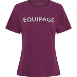 Koszulka dla dziewczynki Equipage Teen Telina. Fioletowe t-shirty i topy dla dziewczynek EQUIPAGE, bez wzorów, bez ramiączek. Za 195.00 zł.
