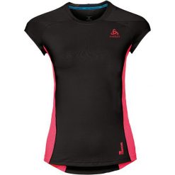 Odlo Koszulka damka Crew neck s/s Ceramicool pro czarno-różowa r. M (350211/60125). T-shirty damskie marki Odlo. Za 110.10 zł.