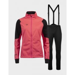 Komplet do narciarstwa biegowego damski Halti Nietos XCT. Czarne bluzy sportowe damskie Halti, m, bez wzorów, bez kaptura, narciarskie. Za 894.99 zł.