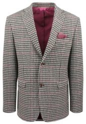 Męska Marynarka Wełniana, Weekendowa (Sportowa) - MEN'SFIELD - Drobna Kratka. Szare marynarki męskie MEN'SFIELD, bez wzorów, z tkaniny, eleganckie. Za 745.00 zł.