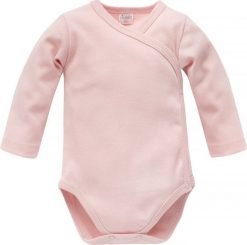 PINOKIO Body z długim rękawem niemowlęce różowe rozpinane Lovely Day Pinokio 56 (51 - 56 cm). Czerwone body niemowlęce Pinokio, bez wzorów, bez ramiączek. Za 39.90 zł.