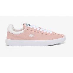 Buty Sportowe Damskie Lacoste Baseshot. Białe obuwie sportowe damskie Lacoste, bez wzorów, tenisowe. Za 413.60 zł.