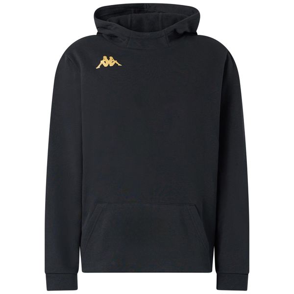 Bluza Kappa Giordi. Czarne bluzy męskie Kappa, bez wzorów, bez kaptura, do piłki nożnej. Za 285.50 zł.
