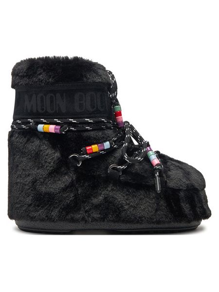 Moon Boot Śniegowce 80D1409470 Czarny. Czarne śniegowce i trapery damskie Moon Boot, z materiału. Za 1,619.00 zł.