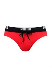 PUMA Męskie Szorty Kąpielowe Klasyczne. Czerwone krótkie spodenki sportowe męskie Puma, m, bez wzorów, z materiału, do pływania. Za 127.40 zł.