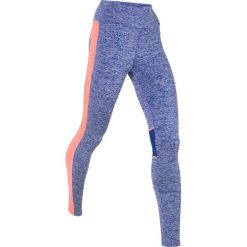 Sukienka shirtowa z nadrukiem bonprix czarno-niebiesko-biel wełny z nadrukiem. Czarne legginsy damskie bonprix, na lato, bez wzorów, z wełny, bez kołnierzyka, bez ramiączek. Za 54.99 zł.