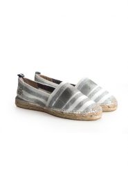 Trussardi Jeans Espadryle | 79A90602 | Kobieta | Srebrny. Szare espadryle damskie Trussardi, bez wzorów, z jeansu, bez obcasa. W wyprzedaży za 199.00 zł.