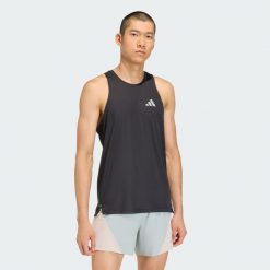 Adi365Breeze Running Tank. Czarne buty sportowe męskie Adidas, bez wzorów, sportowe, bez kołnierzyka. Za 149.00 zł.