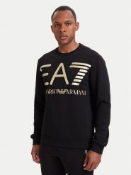 EA7 Emporio Armani Bluza 7M002201 AF27189 MC004 Czarny Regular Fit. Czarne bluzy męskie EA7 Emporio Armani, m, bez wzorów, z bawełny, bez kaptura. Za 504.99 zł.