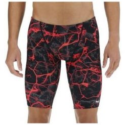 Spodenki treningowe do kolan TYR Synapse 610 - jammery M (UK34). Czerwone kąpielówki męskie TYR, l, bez wzorów, do pływania. Za 219.00 zł.