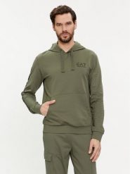 EA7 Emporio Armani Bluza 8NPM18 PJ05Z 1846 Zielony Regular Fit. Zielone bluzy męskie EA7 Emporio Armani, m, bez wzorów, z bawełny, bez kaptura. Za 259.99 zł.