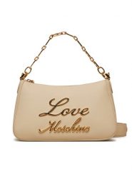 LOVE MOSCHINO Torebka JC4313PP0LKK0110 Beżowy. Brązowe torebki do ręki damskie Love Moschino, bez wzorów, ze skóry, bez dodatków. Za 609.99 zł.